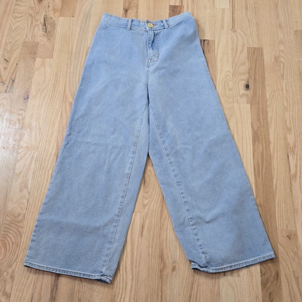 Urban Outfitters BDG Heigh Wide Cropped Jeans size 27 - Picture 2 of 7